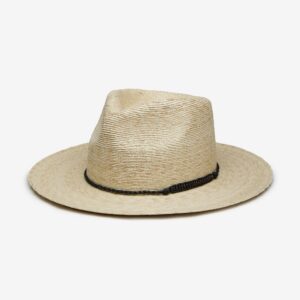 Juniper Straw Fedora Hat with Clean Finish