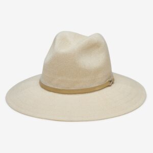 Arden Mesh Panama Hat with Classic Finish - Ivory